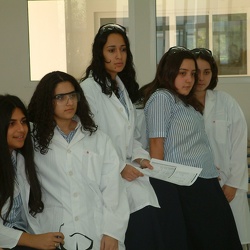 Chemistry Class, Girls