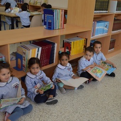 The Author Mrs. Suzanne Ghawi Visited Our Kindergarten KG 1 and KG 2