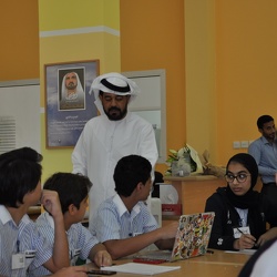 Mr. Salem Al Nar Visit Boys and Girls