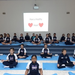 Healthy Heart Yoga Session, Grade 5 Girls 