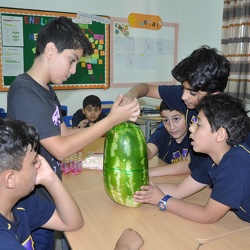 Measuring Width and Length, Grade 5 to 8 Boys 