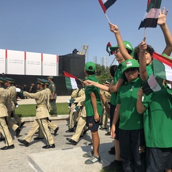 Flag Day with H.H. Sheikh Mohammad, Grade 4 to 6 Boys
